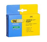 Tacwise 0345 Agrafes Galvanisées de Type 140/6 mm, Lot de 2000 | Professionnelles