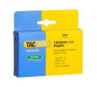 Tacwise 0346 Agrafes Galvanisées Professionnelles de Type 140/8mm, Lot de 2000