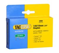 Tacwise 0347 Agrafes Galvanisées Professionnelles de Type 140/10mm, Lot de 2000