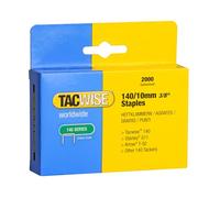 Tacwise 0347 Agrafes Galvanisées Professionnelles de Type 140/10mm, Lot de 2000