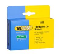 Tacwise 0348 Agrafes Galvanisées Professionnelles de Type 140/12mm, Lot de 2000