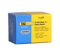 Tacwise 0352 Boîte de 5000 Agrafes pour câble CT-45/10 mm Argent