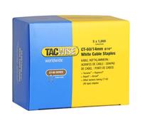 TACWISE 0357 Boîte de 5000 Agrafes pour câble CT-60/14 mm Blanc