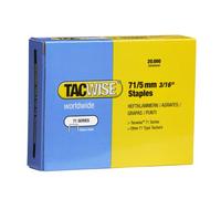 Tacwise 0366 Agrafes Galvanisées 71/5 mm, Boîte de 20.000