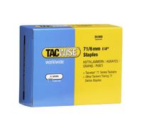 Tacwise – Agrafes galvanisées Type 71 TA-0367 L. 6 mm – Boîte 20 000