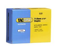 Tacwise 0368 Agrafes pour Tapisserie Galvanisées de Type 71/8mm, Lot de 20.000, Argent
