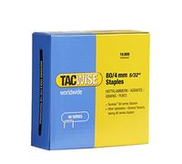 Tacwise 0380 Agrafes Galvanisées pour Tapisserie de Type 80/4 mm, Lot de 10.000