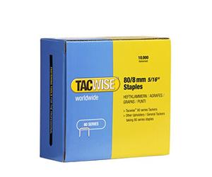 Tacwise 0382 Agrafes Galvanisées pour Tapisserie 80/8 mm, Lot de 10.000