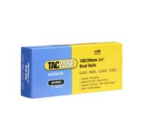 Tacwise 0395 Clous de Finition Brad Galvanisés de Type 18G / 20 mm, Lot de 5.000