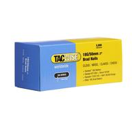 Tacwise 0401 Clous de Finition Brad Galvanisés de Type 18G / 50 mm, Lot de 5.000