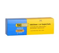 Boîte de 5000 clous à angle à tête plate galvanisés en bandes inclinées 26° D. 1,5 x 35 mm - TA-0826 - Tacwise