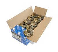 Tacwise 0993 Clous en Rouleau à Tête Plate Type 2,1/30 mm, Lot de 14.400 | Pointe en Diamant, Tige Annelée, Acier Sans Protection, Inclinés à 16°, Reliés en Fil