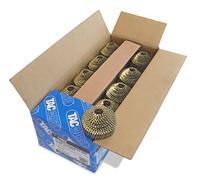 Tacwise 1003 Clous en Rouleau Galvanisés à Tête Conique de Type 2,1 / 32 mm, Pointe Émoussé, Tige Annelée, Inclinés à 16°, Assemblée par Fil, Lot de 14.400