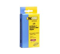 Tacwise 1071 Agrafes en Acier Inoxydable à Couronne Étroite et Pointes Divergentes de Type 91 / 25 mm, Lot de 1000