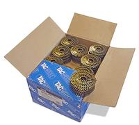 Tacwise 1093 Clous en Rouleau à Tête Plate de Type 2,5 / 70 mm, Pointe en Diamant, Tige Lisse et Finition en Acier , Inclinés à 16°, Reliés en Fil, Lot de 9000