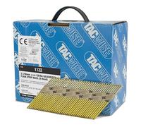 Tacwise Clous de charpente 1122 – 3,1/90 mm extra galvanisés, tête en D, tige lisse, 34°, lot de 2200