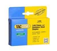 Tacwise 1217 Agrafes en Acier Inoxydable Type 140/10 mm, Lot de 2000