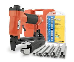 Tacwise 1287 A14014V Agrafeuse Pneumatique de Tapisserie avec 4.400 Agrafes de Type 140/6-14 mm et Dégrafeuse, Utilise les Agrafes de Type 140/4-14 mm