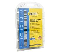 Tacwise 1628 Agrafes de type 53 en Tailles Assorties & Clous de type 180 (18G)/10 mm, Galvanisés, Lot de 6200 Agrafes et 4000 Clous