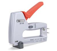 Tacwise 1747 Z4-140 Agrafeuse/Cloueuse Manuelle Professionnelle en Métal 4 en 1, Utilise les Agrafes de type 140 et 91, les Clous de Finition de type 18G et Clous sans Tête 180