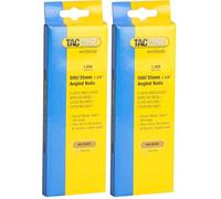 TACWISE Boîte de 1000 Clous Type 500 à Angle 35 mm Argent 0482 (Lot de 2)
