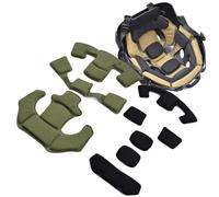 TACWJDM Coussinet Éponge Doublure Casque D'airsoft Tactique Coussinet Absorbant Les Chocs Universel Accessoires Casque Paintball Rembourrage À Double Couche pour Fast Mich ACH