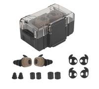 TACWJDM Ecouteurs Tactiques Bluetooth 5.3, Bouchons D'oreille Électroniques Pour Le Tir, Protège-oreilles, Protection Auditive, Avec Captation Son Et Réduction Bruit, Pour Les Champs Tir, La Chasse(T)