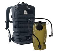 TACWRK Tasmanian Tiger Pack L + Source WXP 3L Low Profile + Patch en caoutchouc TACWRK - Sac à dos de randonnée + poche à eau compatible + patch amusant en caoutchouc