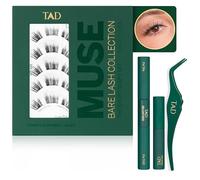 TAD BEAUTY - Muse - Collection Bare Lash - Cils rayés 7 à 15 mm - Système de sous-cils en 3 pièces - Légers et confortables - Boucle et forme durables - Application facile et rapide - 5 paires