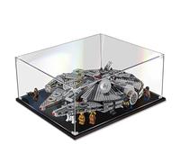 TADALU Boîte de Vitrine Acrylique Compatible avec Modèle Faucon Millenium Lego 75257, Boîte de Présentation Transparente Anti-poussière (kit de Modèle Non Inclus) 2MM