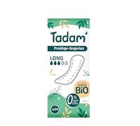 TADAM' - 24 Protèges Slip Dermo-Sensitif - Ultra Discrets - Format Long | Protèges Slip Femme Ultra Discrets & Non Irritants pour Peaux Sensibles - Voile 100% Coton Bio - 24 Unités
