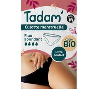 Tadam Culotte Menstruelle Coton Bio Lavable Flux Abondant Taille M 1 Pièce