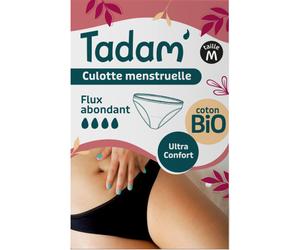Tadam Culotte Menstruelle Coton Bio Lavable Flux Abondant Taille M 1 Pièce