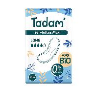 Tadam' Hygiène Féminine Serviette Dermo-Sensitive Maxi Long 16 unités