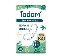 Tadam' Hygiène Féminine Serviette Dermo-Sensitive Maxi Normal 18 unités