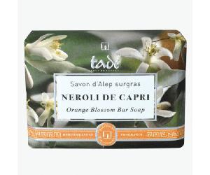 Tadé Méditerranée Savon d'Alep Surgras Néroli de Capri 100g