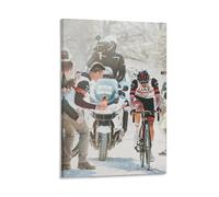 Tadej Pogacar Strade Bianche Impression sur toile haute définition pour la maison ou le bureau Décoration murale 40 x 60 cm