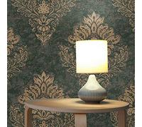 TADESSI WTD 633 Baroele Papier peint intissé Motif baroque Vert/doré