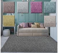 Tadi & Imperio1979 Tapis carré pour entrée ou Salon, Rustique Effet Jute Naturel sans Cheveux, Noeuds, Aussi pour Chambre à Coucher ou Cuisine.