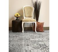 Tadi & Imperio1979 Tapis en Vinyle hydraulique Multicolore pour Cuisine, Couloir, Toilettes, Chambres avec Envers PVC antidérapant.