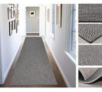 Tadi & Imperio1979 Tapis Long en Vinyle tressé pour Couloir, Cuisine, Chambre sur Mesure présence Naturelle Haute résistance avec Envers en PVC antidérapant.