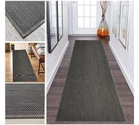 Tadi & Imperio1979 Tapis Long Vinyle tressé pour Cuisine couloirs Chambre sur Mesure présence Naturelle Haute résistance avec l'envers en PVC antidérapant