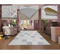 Tadi & Imperio1979 Tapis Vinyle hydraulique en Carreaux Multicolores pour Cuisine, Couloir, Toilettes, Chambres avec Envers PVC antidérapant.