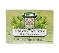 Tadin Tea Aloe Vera With Cactus 24 Bags - Te De Sabila Con Nopal- Diabetic Tea Helps control Blood Sugar & Cholesterole levels