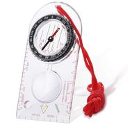Tadipri Boussole pour Lecture Carte Expédition Navigation Course Orientation Et Survie Rempli De Liquide Roulement D'Azimut Plaque De Base avec Une Règle De Carte