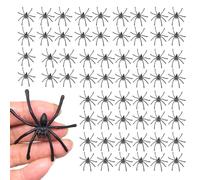 Tadipri Halloween araignée Décoration, 60 Fausses Araignées pour Halloween Décoration Prop pour Halloween Carnaval Soirée