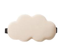 Tadipri Masque De Sommeil Masque De Sommeil 3D Anti-Lumière Douce Cache Yeux Pour Dormir Confortable Doux En Soie Mignon(Blanche)