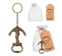 Tadipri Ouvre Ancre Porte-clés Bière Ouvre-Bouteille Rétro, Decapsuleur Biere Vintage, Décapsuleur Original avec Cap Catcher, Accessoire Bar Exterieur, Biere Cadeau Homme pour Papa, Amie et Collègue