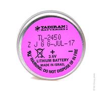 Tadiran - Pile Lithium TL-2450 3.6V 550mAh P2