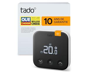 tado° Capteur de température radio X, accessoire pour le smart thermostat X, pour une gestion optimale du radiateur, installation DIY simple, pas compatible avec tado° V3+